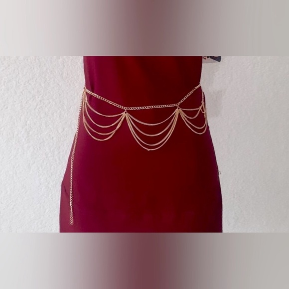 Gold Layered Chain Design Hip Belt | Brand New - Picture 10 of 12